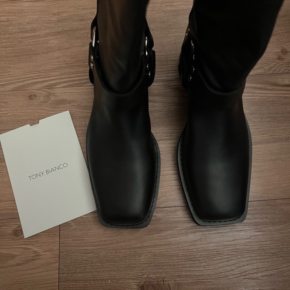 Tony Bianco Womens Biker Boots Sz 8 - Picture 4 of 4